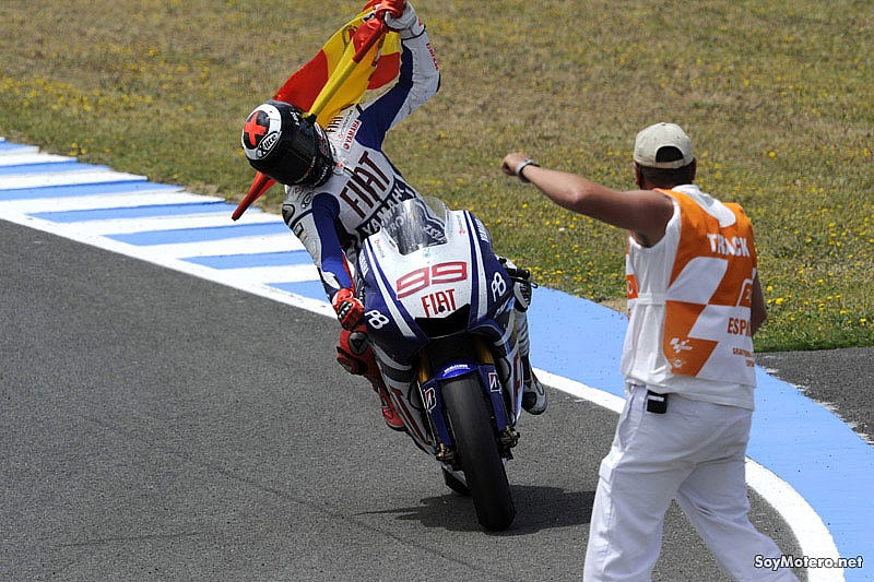 Jorge Lorenzo, victoria MotoGP Jerez 2010