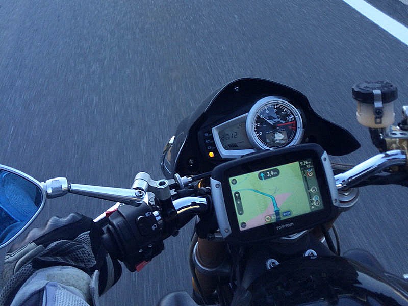 Probando el TomTom Rider 40 en ruta