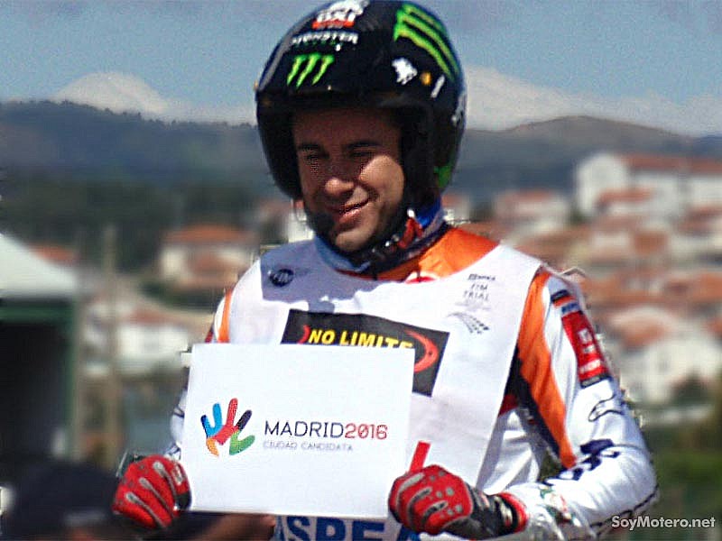 Toni Bou apoyando Madrid 2016