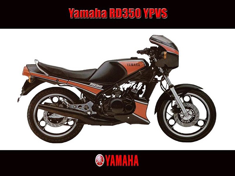 La mítica Yamaha RD350 con la que aún se siguen corriendo carreras.
