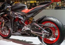 Aprilia RS 660 Concept. trasera