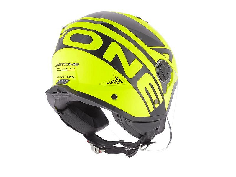 Casco Minijet de Astone con gráfico Link