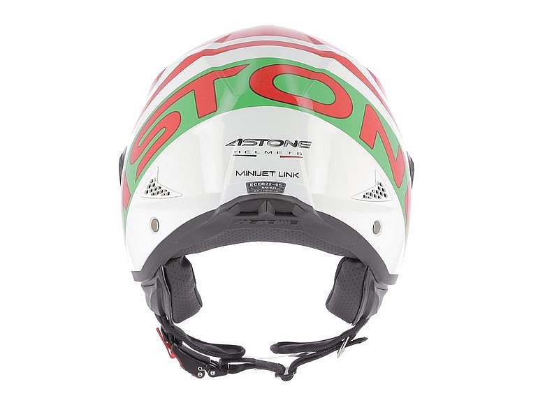 Casco Minijet de Astone con gráfico Link