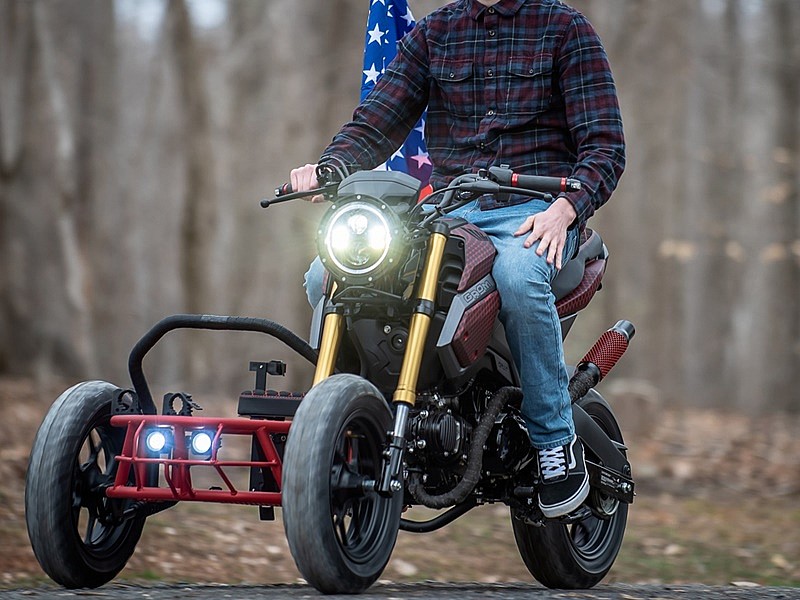 Honda MSX 125 sidecar - frontal