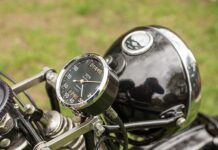 Velocette V-twin - velocímetro