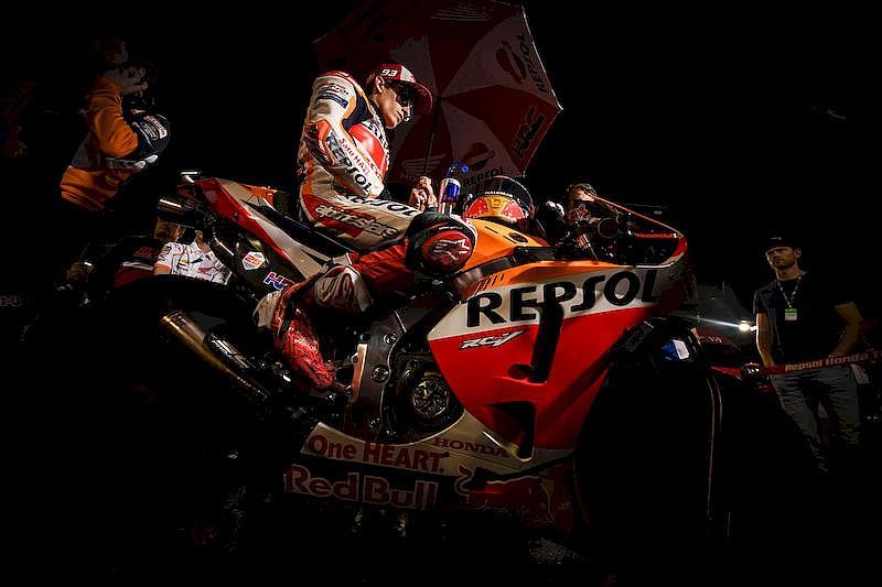 MotoGP 2019 Qatar, Márquez en parrilla