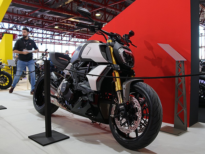 La nueva Ducati Diavel en MotoMadrid 2019.
