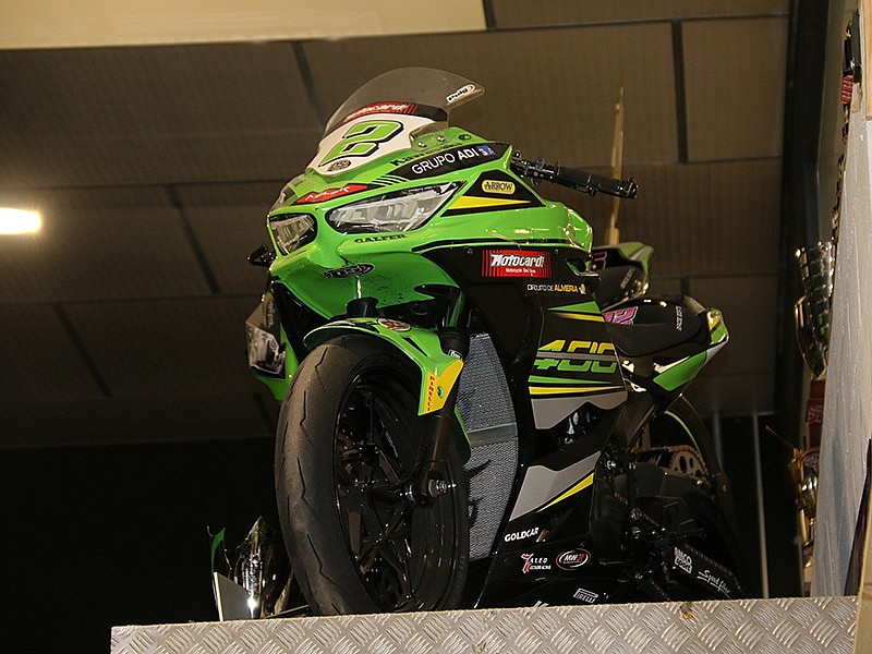 La moto con la que Ana Carrasco se proclamó en 2.018 campeona del mundo del SS 300.