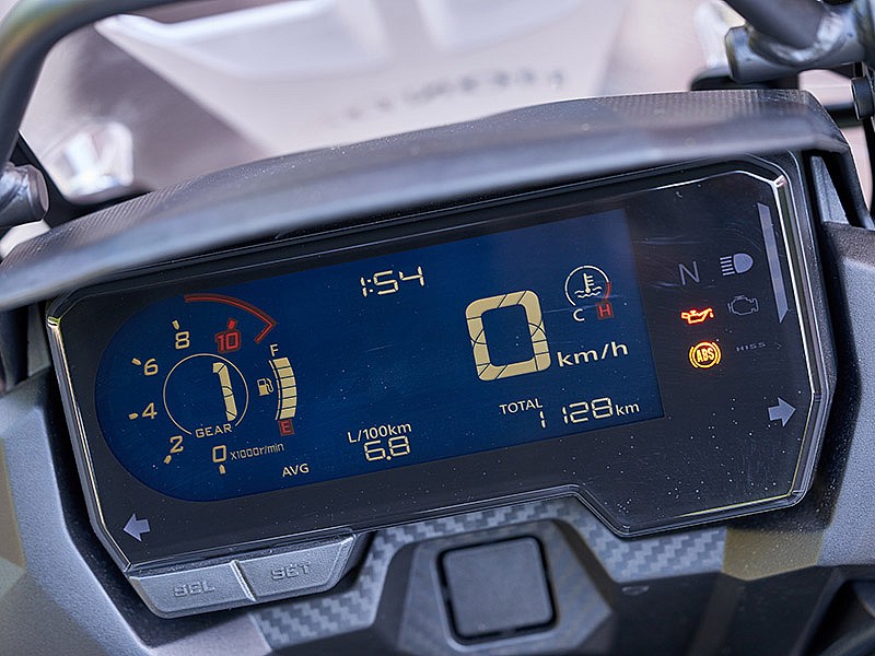 Instrumentación LCD de la Honda CB500X 2019