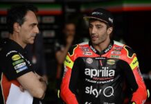 Iannone explica que su objetivo es mejorar la Aprilia