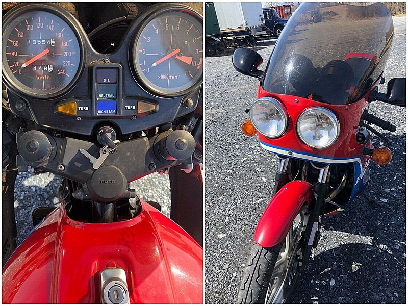 Honda CB900F DHolda - frontal y cuadro