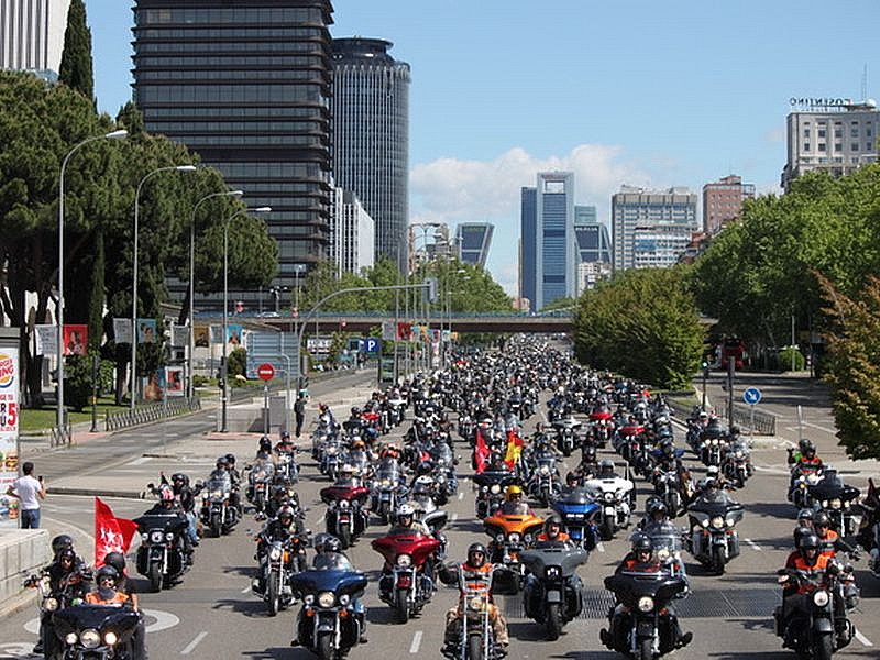Más de 1500 Harley Davidson llenarán las calles de Madrid