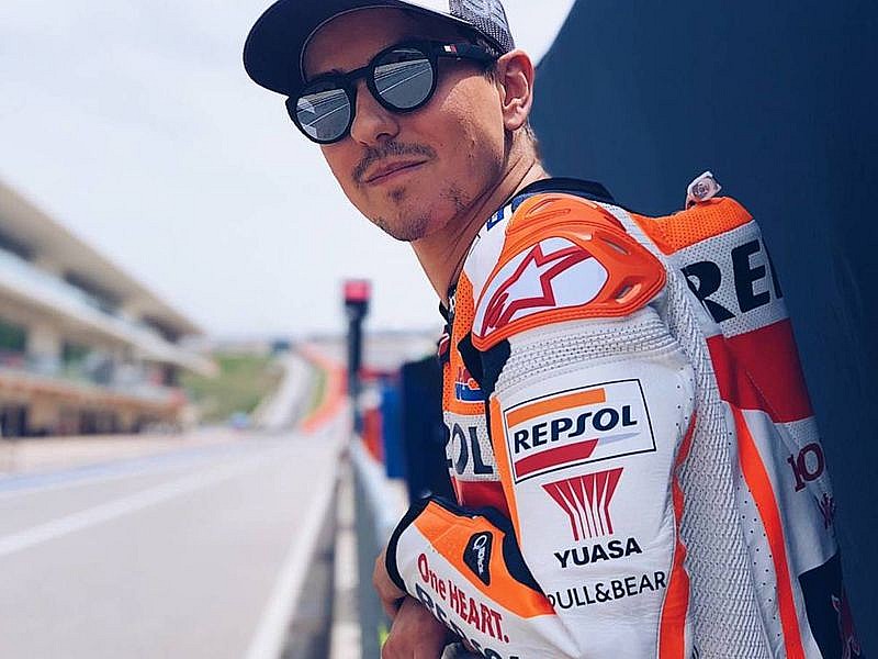 Lorenzo rompió en el GP de Austin