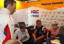Lorenzo rompió en el GP de Austin