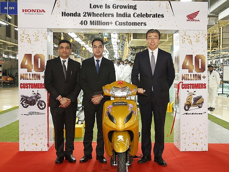 40 millones de Honda vendidas
