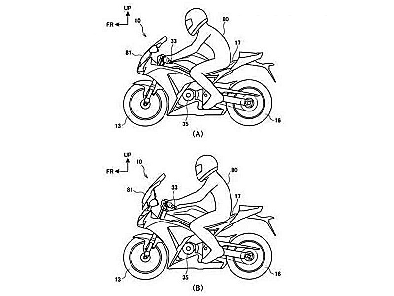 Honda patenta una moto ajustable