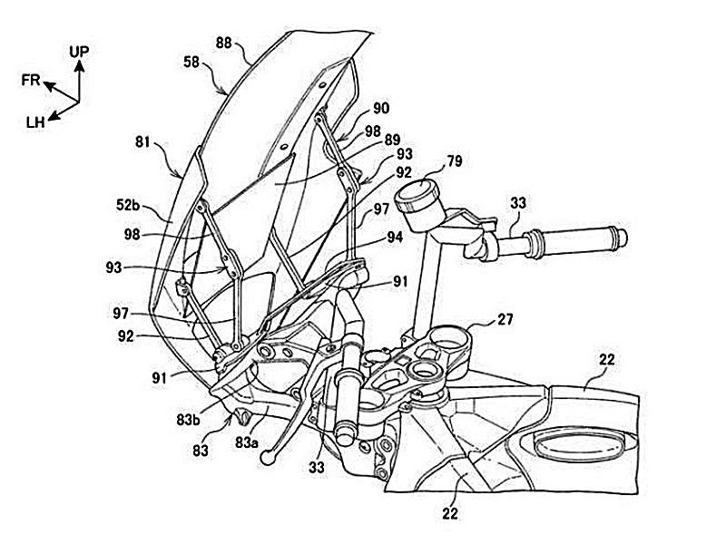 Moto ajustable Honda - detalles