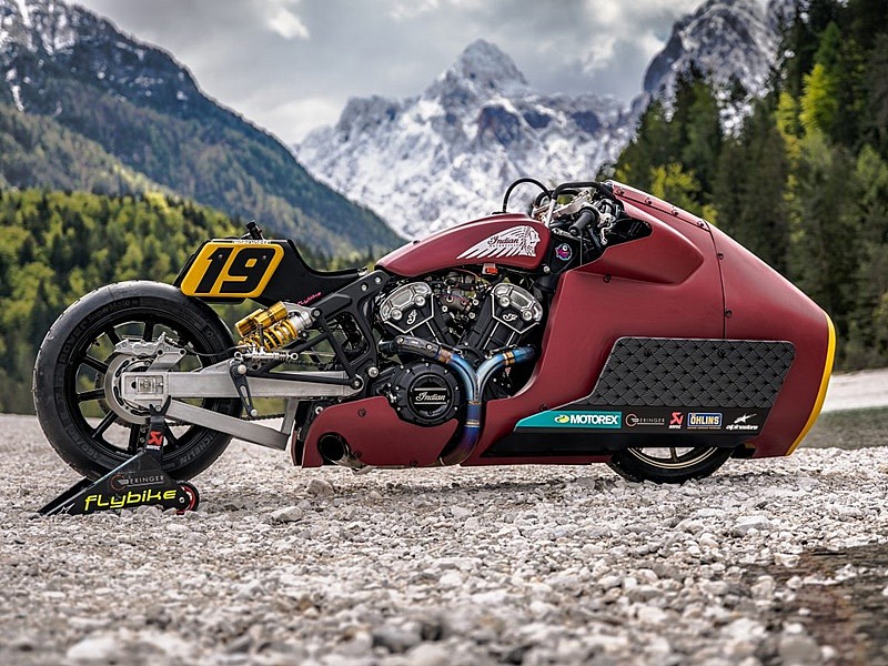 Indian Scout Bobber "Appaloosa" - lateral
