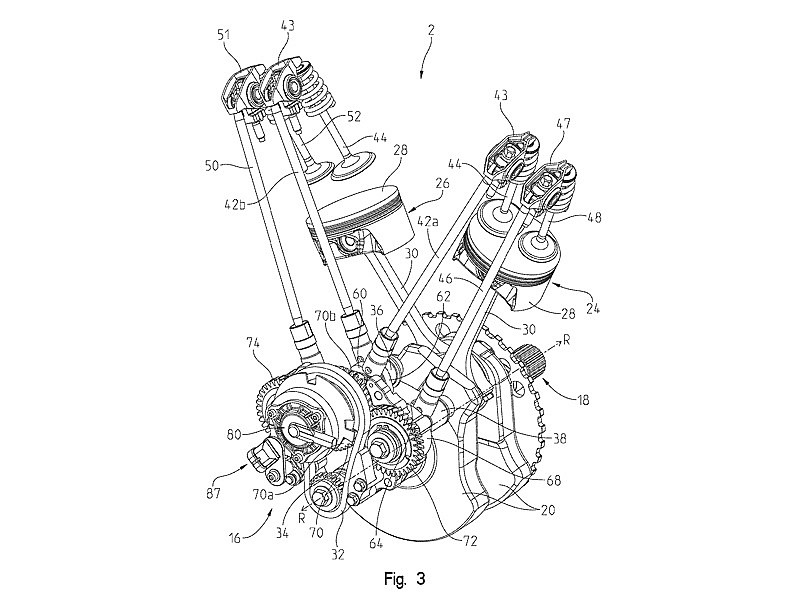 Motor Indian VVT - distribución