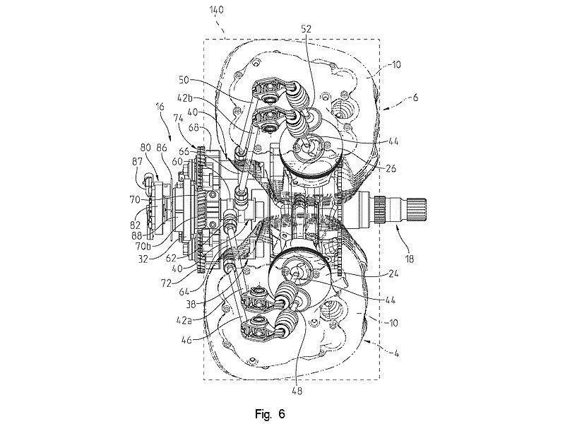Motor Indian VVT - culata