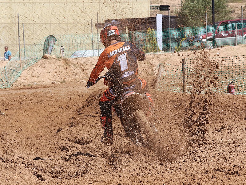 Iker Larrañaga en acción en MotorLand