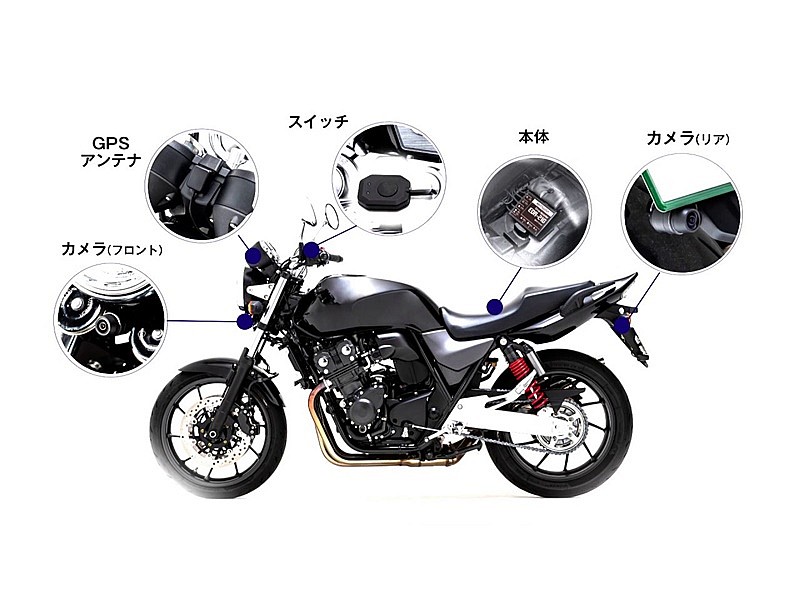 Mitsuba EDR: una dashcam para motos que te permite grabar también tus  salidas