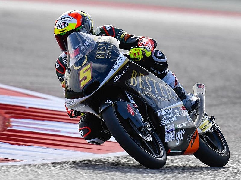 Jaume Masiá es líder del Mundial de Moto3
