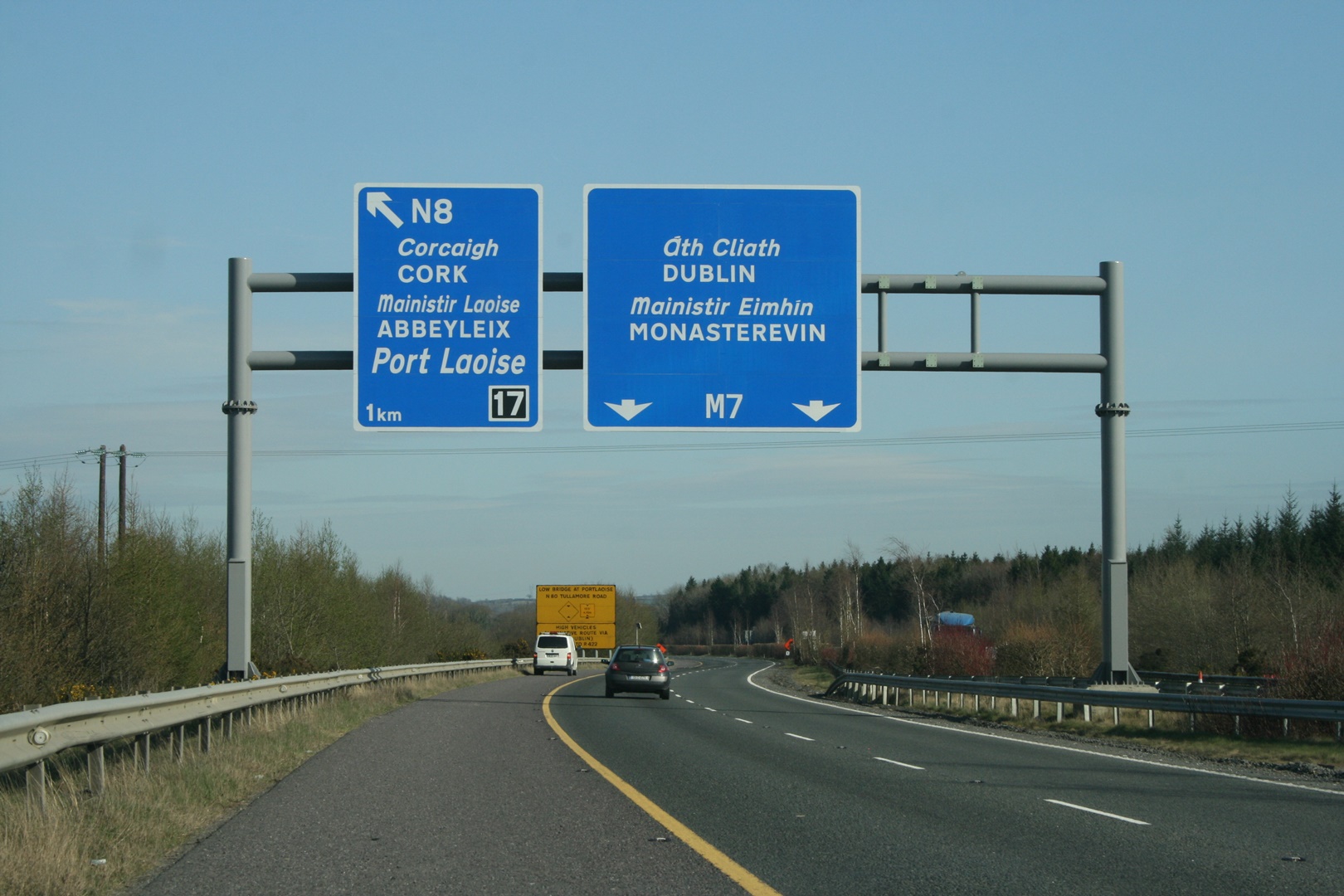 Autopista hacia Irlanda
