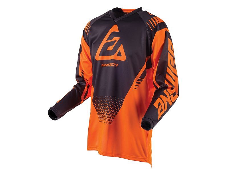 Camiseta naranja/negra del conjunto Syncron Drift de Answer