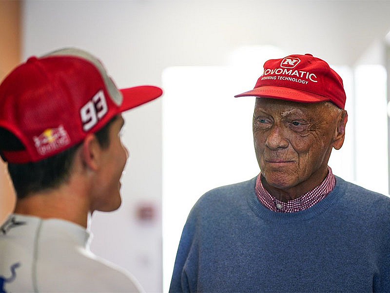 Lauda con Marc Márquez