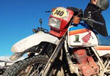 Una Honda XL250R en 'Veteranas Off Road'