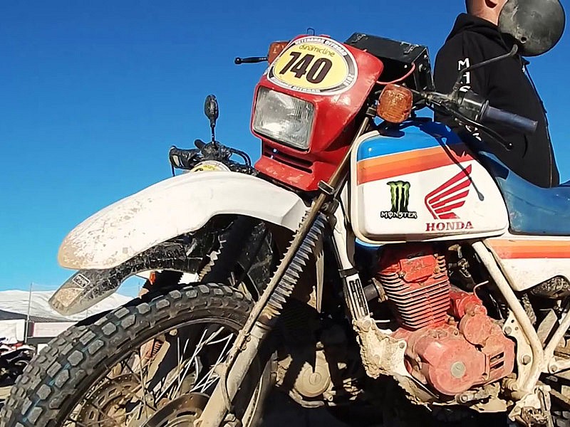 Una Honda XL250R en 'Veteranas Off Road'