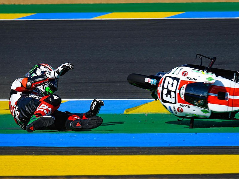 Antonelli ha sido uno de los pilotos que se han ido al suelo