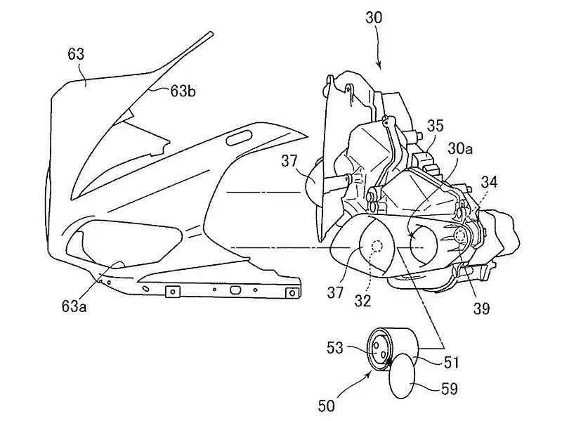 Detalle Yamaha R1 eléctrica