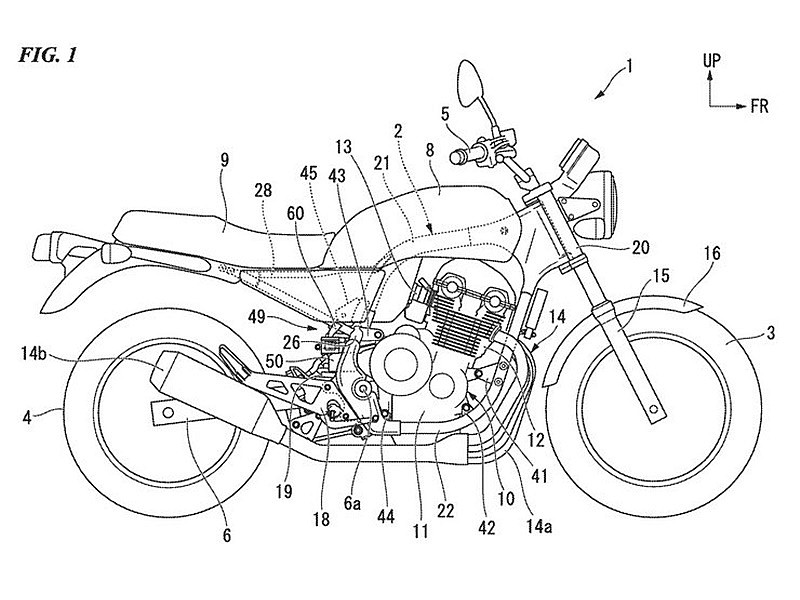 Honda patente una nueva CB1100 2020