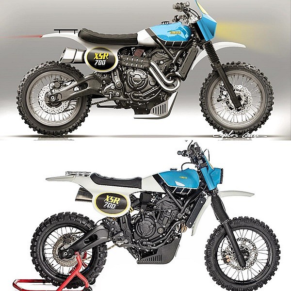 Yamaha XSR700 TT - diesño