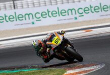 Salida de la carrera de SBK Junior