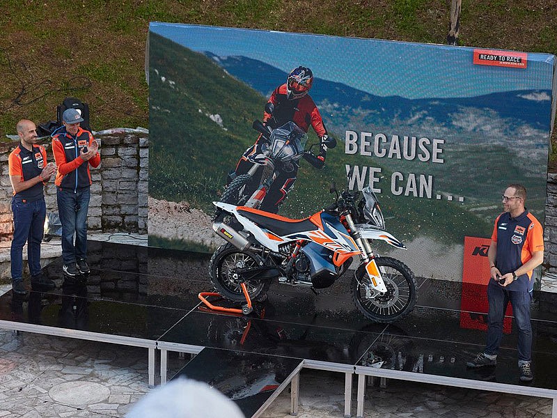 Presentación KTM 790 Adventure R Rally
