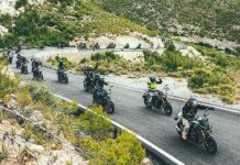 La ruta contó con mas de 300 MT-Riders