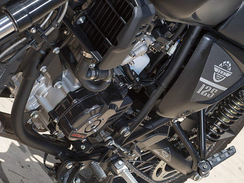 Motor monocilíndrico de origen Husqvarna para la SWM Ace Of Spades 125