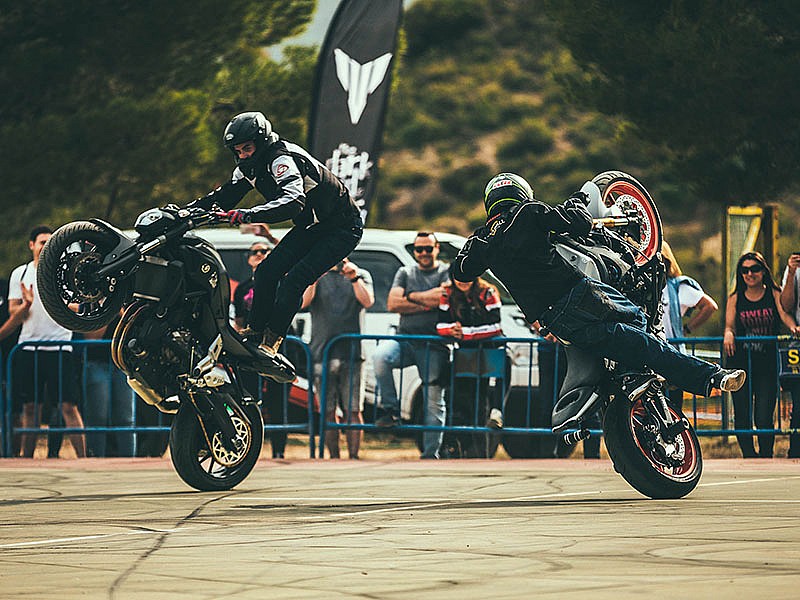 Los espectáculos de stunt formaron parte del MT-FEST