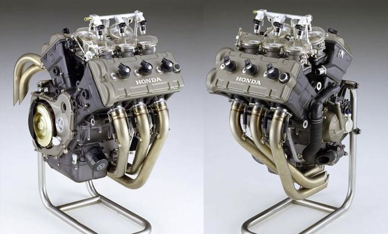 El motor Honda V5 de MotoGP