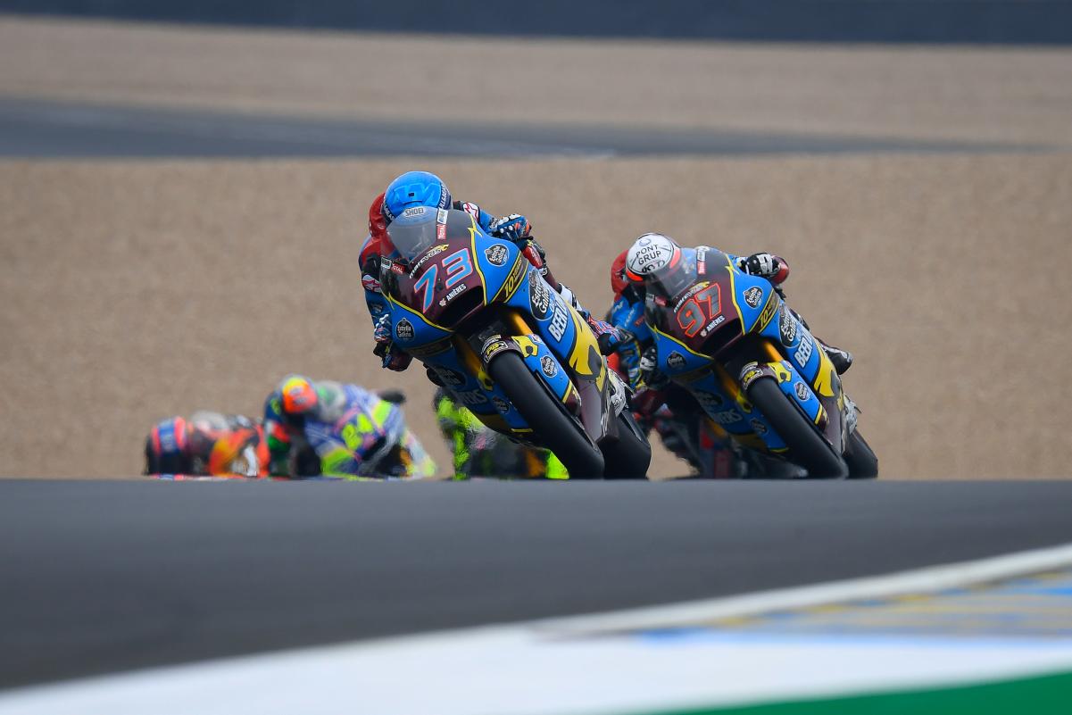 Ahora mismo es el líder de Moto2
