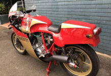 Trasera de la Ducati 900 MHR NCR Replica