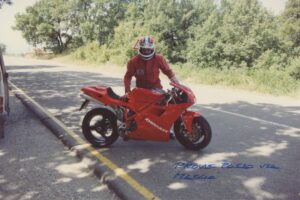 Ducati 916 Tamburini de pruebas