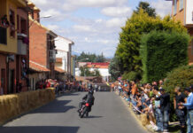 Bajada a fondo hacia la Curva del Sombrero