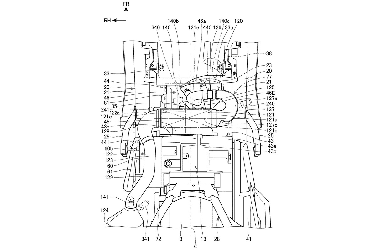 Motor Honda PCX/SH125i 2020 - catalizador