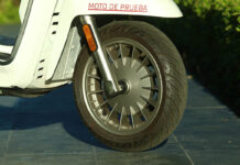 Rueda delantera de la Lambretta V-Special 125