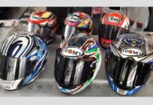 Cascos de Harada, Nakano y Tamada