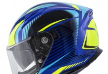 Casco GIVI 50.6 Stoccarda Azul Amarillo